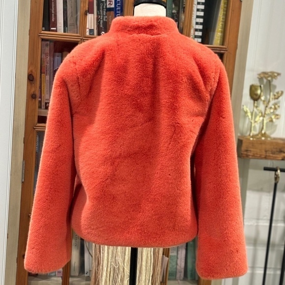 Anthropologie dRA Los Angeles Mango Faux Fur Jacket, Size Medium - Picture 5 of 12